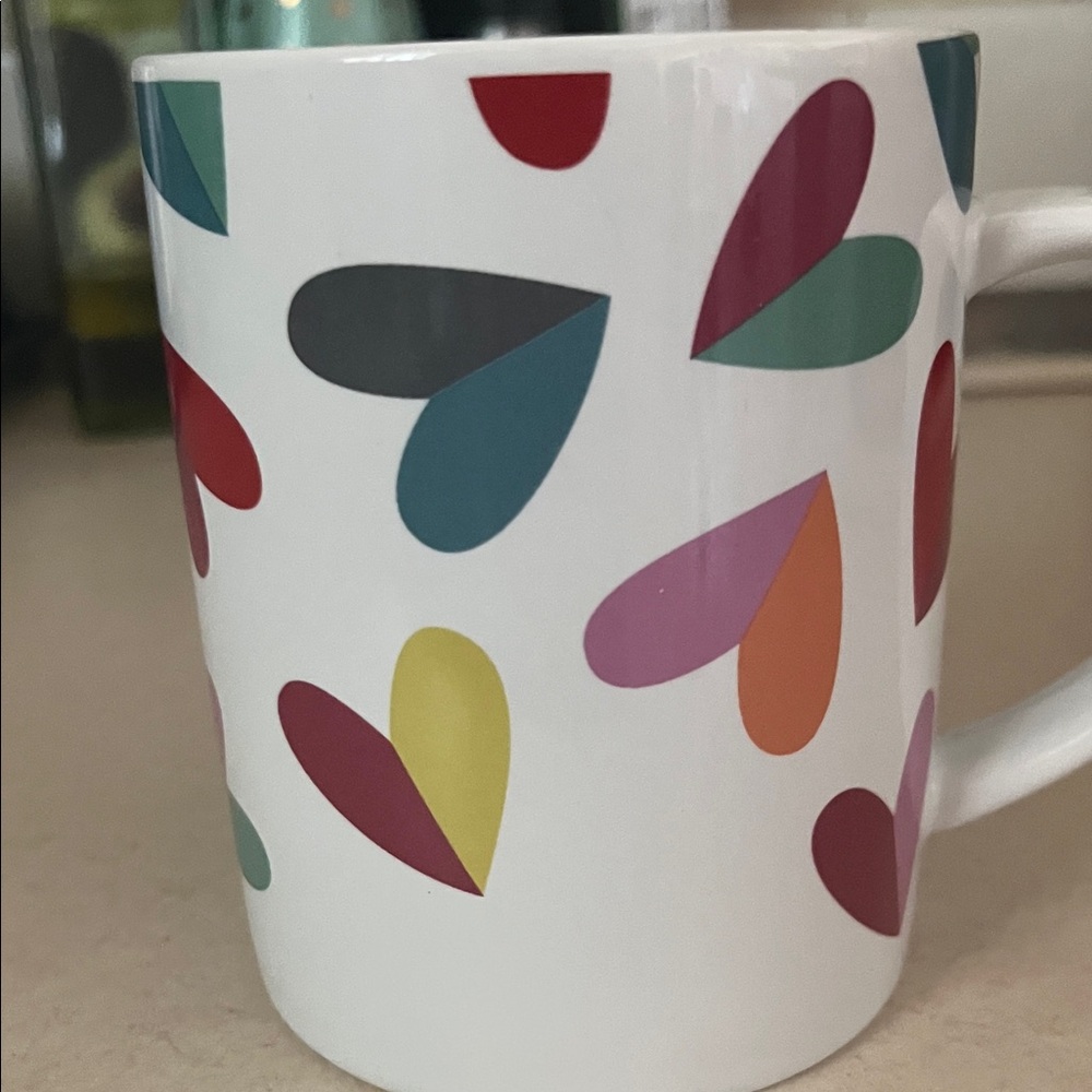Crate&Barrel Colorful Heart Mug - Picture 3 of 4